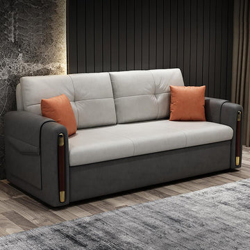 77" Contemporary Full Sleeper Sofa Bed Convertible Sofa with Storage